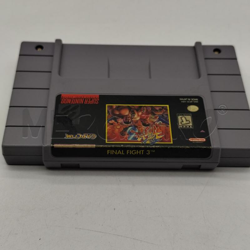 VIDEOGIOCO FINAL FIGHT 3 CAPCOM NES NINTENDO G11036 | Mercatino dell'Usato Corbetta 3