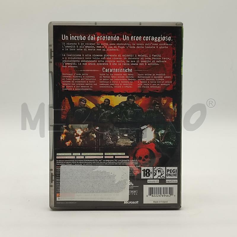 VIDEOGIOCO GEARS OF WAR XBOX 360 G2061  | Mercatino dell'Usato Corbetta 2