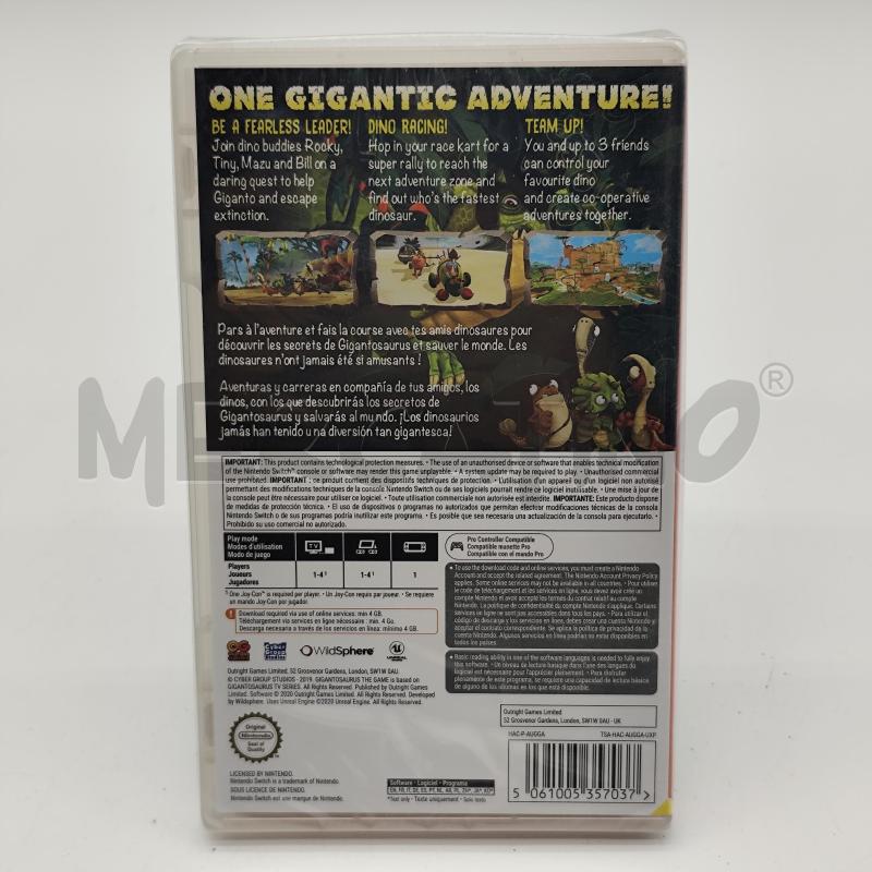 VIDEOGIOCO GIGANTOSAURUS THE GAME NINTENDO SWITCH SIGILLATO  | Mercatino dell'Usato Corbetta 2