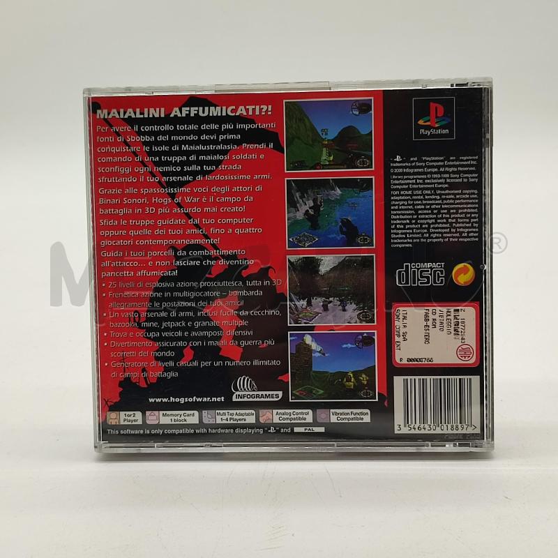 VIDEOGIOCO HOGS OF WAR PLAYSTATION 1 PS1 G1730 | Mercatino dell'Usato Corbetta 2