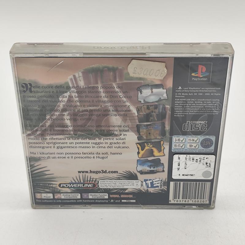 VIDEOGIOCO HUGO ALLA RICERCA DELLE PIETRE SOLARI PLAYSTATION 1 PS1 | Mercatino dell'Usato Corbetta 2