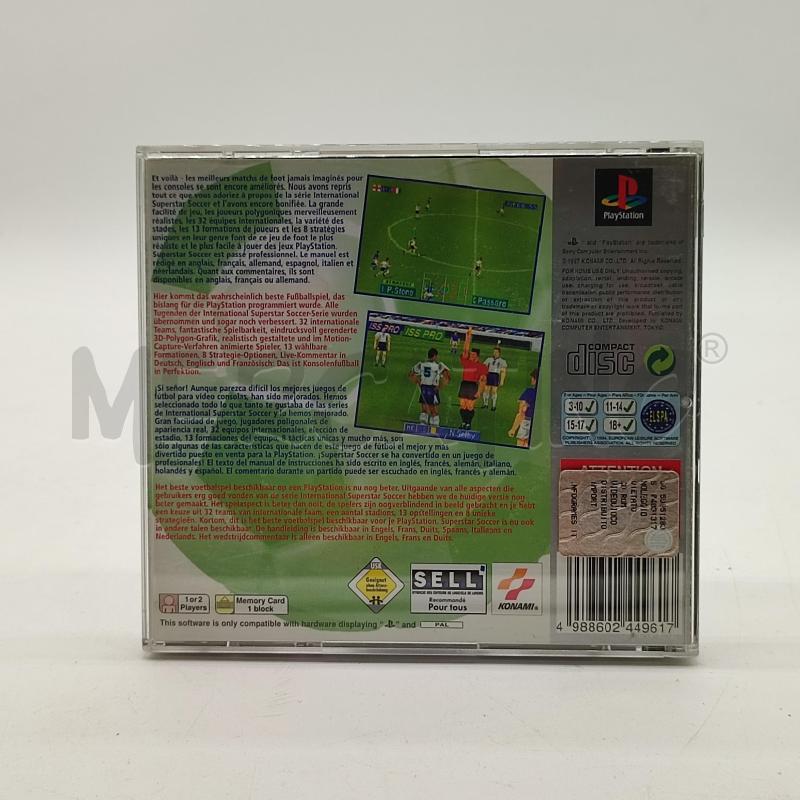 VIDEOGIOCO INTERNATIONAL SUPERSTAR SOCCER PRO PLAYSTATION 1 PS1 G2138 | Mercatino dell'Usato Corbetta 2