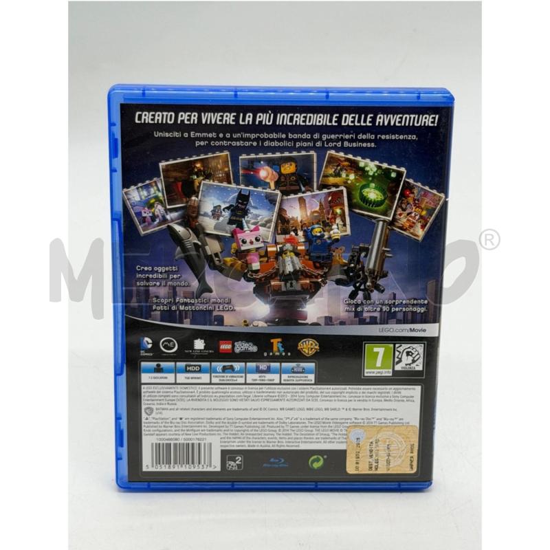 VIDEOGIOCO LEGO THE LEGO MOVIE VIDEOGAME PLAYSTATION 4 G4746  | Mercatino dell'Usato Corbetta 2