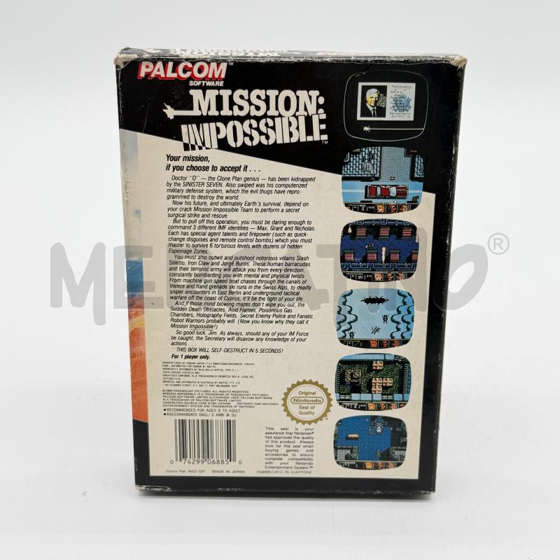 VIDEOGIOCO MISSION IMPOSSIBLE NINTENDO NES G10877  | Mercatino dell'Usato Corbetta 3