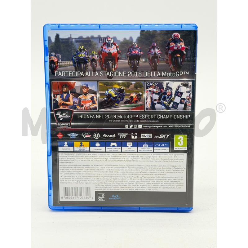 VIDEOGIOCO MOTOGP 18 PLAYSTATION 4 PS4 G2938 | Mercatino dell'Usato Corbetta 2