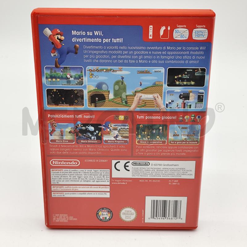 VIDEOGIOCO NEW SUPERMARIO BROS NINTENDO WII | Mercatino dell'Usato Corbetta 2