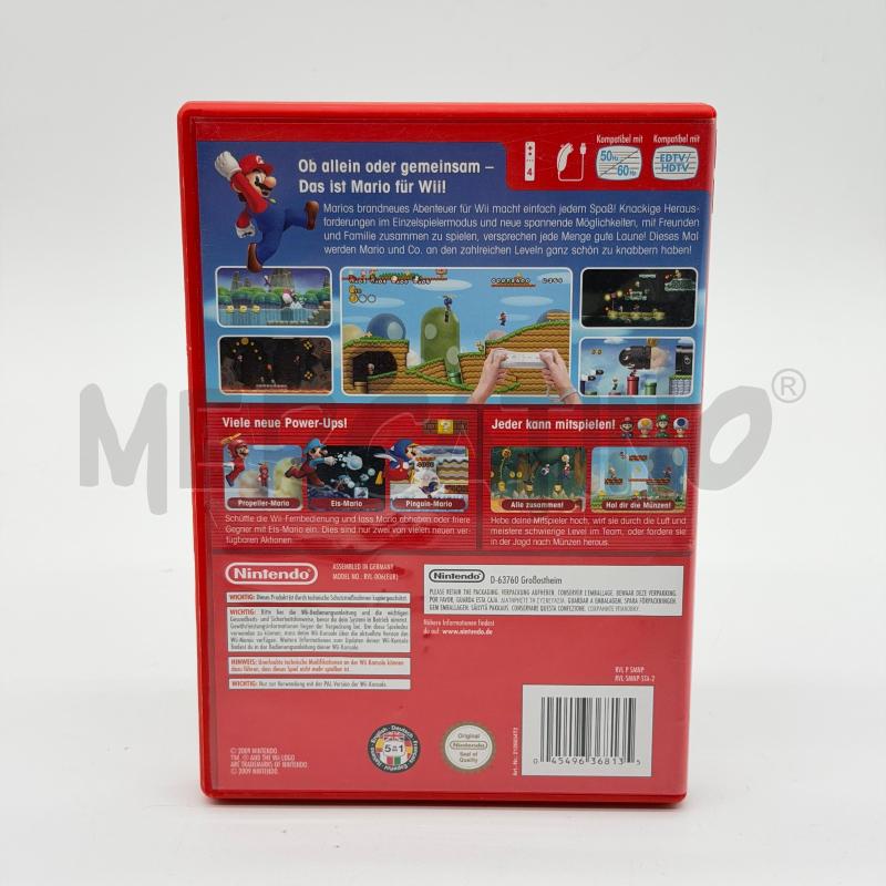VIDEOGIOCO NEW SUPER MARIO BROS WII NINTENDO WII G3511  | Mercatino dell'Usato Corbetta 2