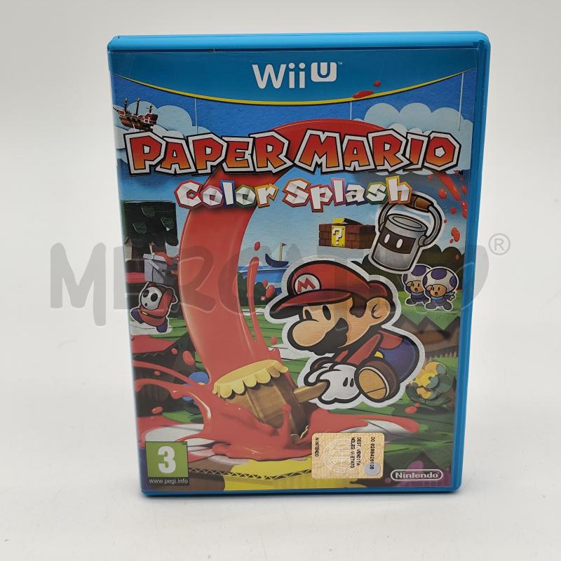 VIDEOGIOCO PAPER MARIO SPLASH NINTENDO WII U | Mercatino dell'Usato Corbetta 1