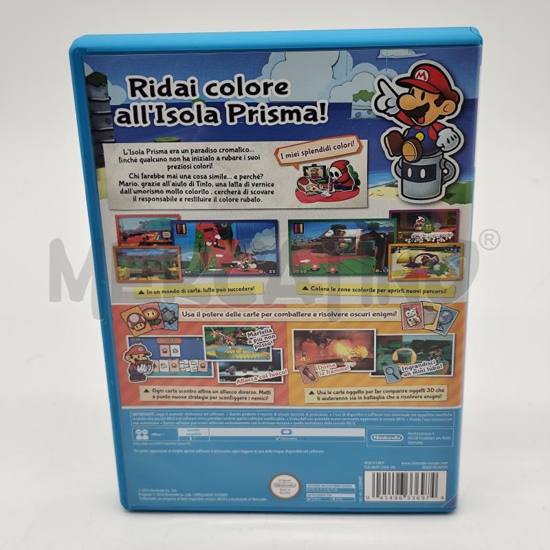 VIDEOGIOCO PAPER MARIO SPLASH NINTENDO WII U | Mercatino dell'Usato Corbetta 2