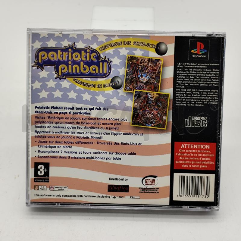 VIDEOGIOCO PATRIOTIC PINBALL PLAYSTATION 1 PS1 G2965 | Mercatino dell'Usato Corbetta 2