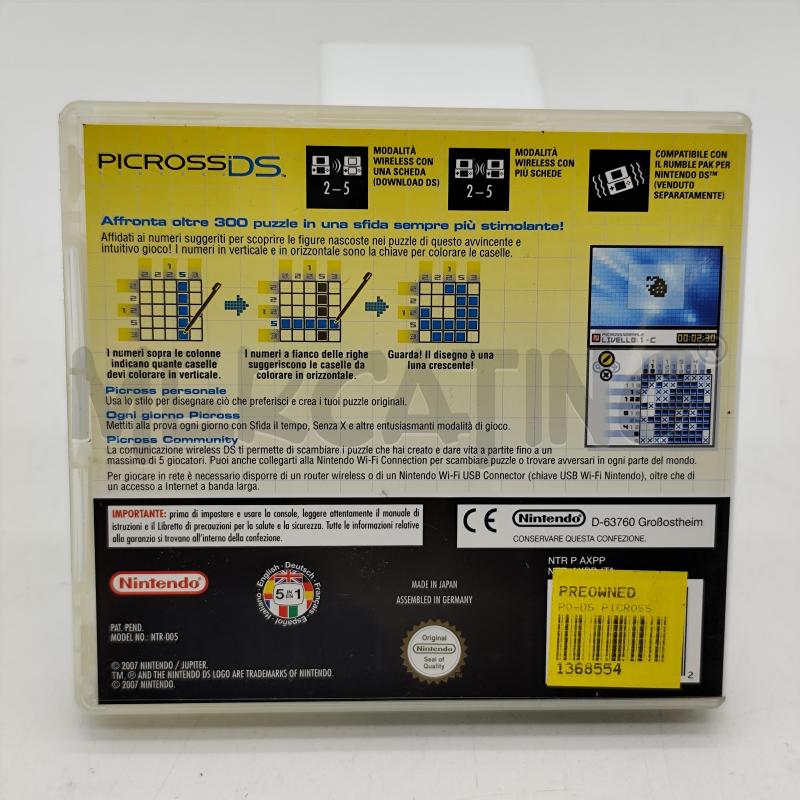 VIDEOGIOCO PICROSS DS NINTENDO DS | Mercatino dell'Usato Corbetta 2