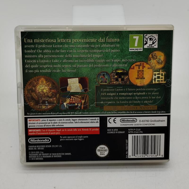 VIDEOGIOCO PROFESSOR LAYTON E IL FUTURO PERDUTO NINTENDO DS | Mercatino dell'Usato Corbetta 2