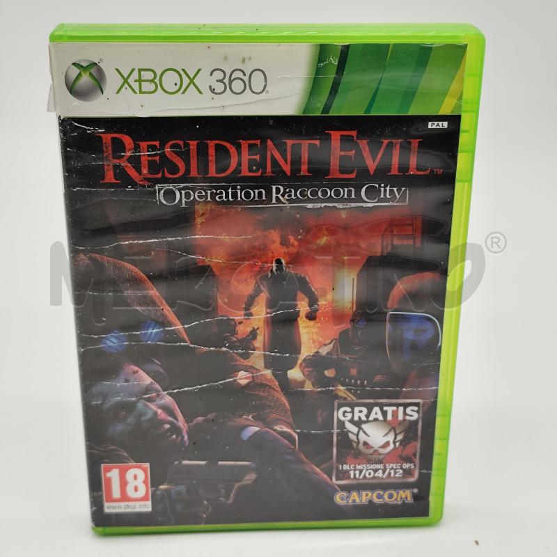 VIDEOGIOCO RESIDENT EVIL OPERATION RACOON CITY XBOX 360 G1606 | Mercatino dell'Usato Corbetta 1