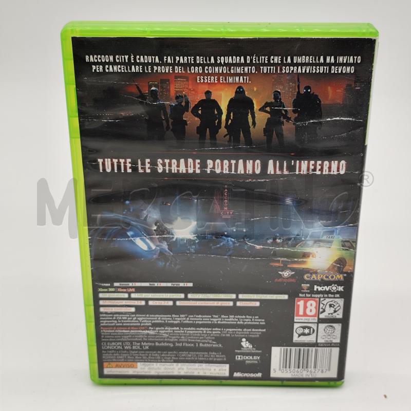 VIDEOGIOCO RESIDENT EVIL OPERATION RACOON CITY XBOX 360 G1606 | Mercatino dell'Usato Corbetta 2