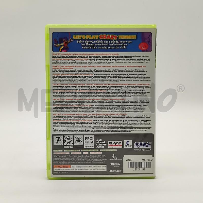 VIDEOGIOCO SEGA SUPERSTARS TENNIS XBOX 360 G2801  | Mercatino dell'Usato Corbetta 2