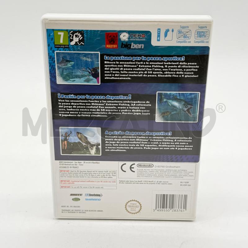 VIDEOGIOCO SHIMANO EXTREME FISHING CON CANNA NITNENDO WII | Mercatino dell'Usato Corbetta 2