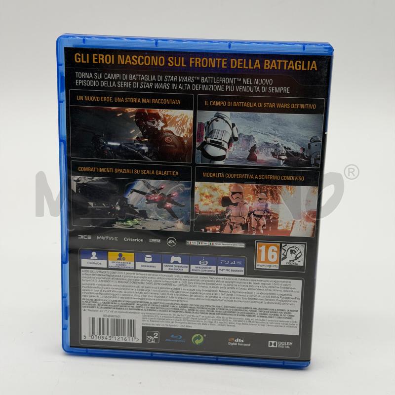 VIDEOGIOCO STAR WARS BATTLEFRONT II PLAYSTATION 4   | Mercatino dell'Usato Corbetta 2