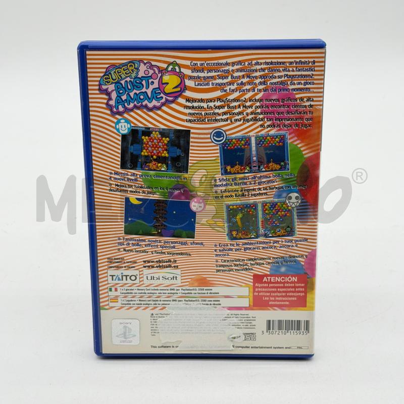 VIDEOGIOCO SUPER BUST A MOVE 2 PLAYSTATION 2 G7634  | Mercatino dell'Usato Corbetta 2