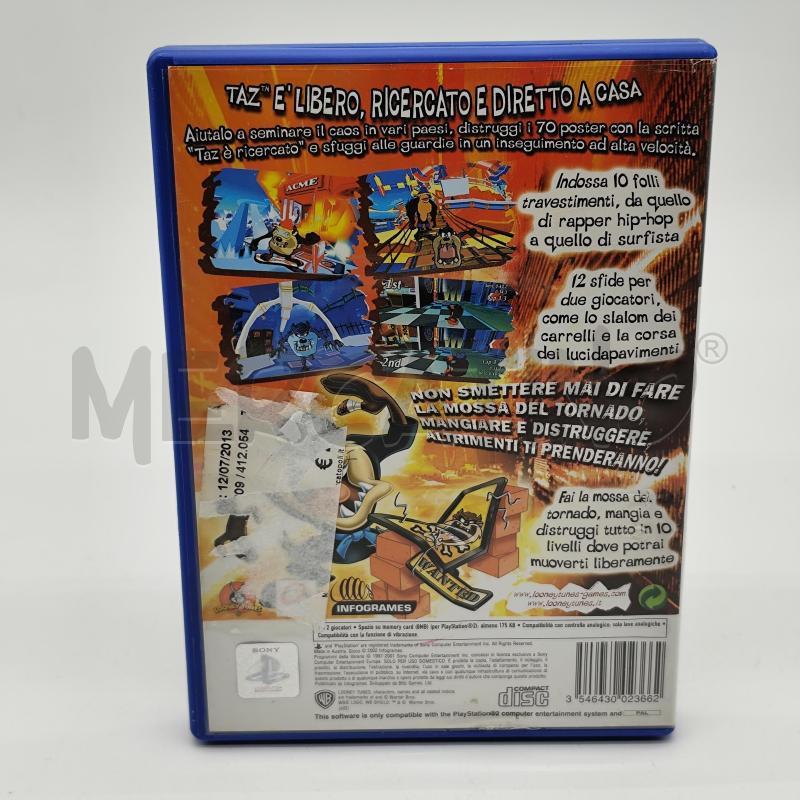 VIDEOGIOCO TAZ WANTED PLAYSTATION 2 PS2  | Mercatino dell'Usato Corbetta 2