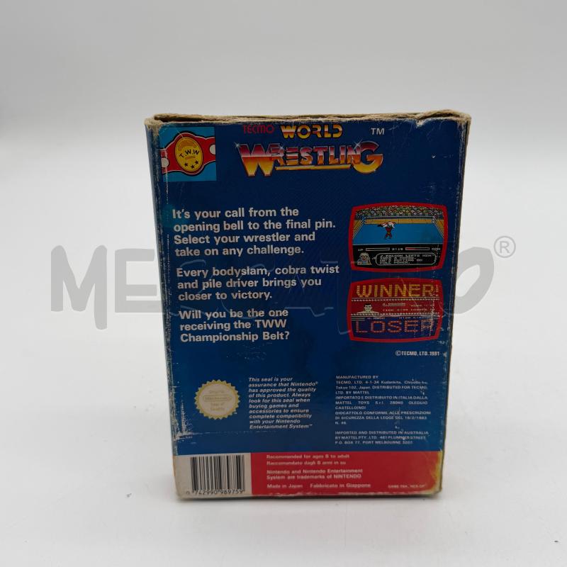 VIDEOGIOCO TECMO WORLD WRESTLING NINTENDO NES G10997  | Mercatino dell'Usato Corbetta 3
