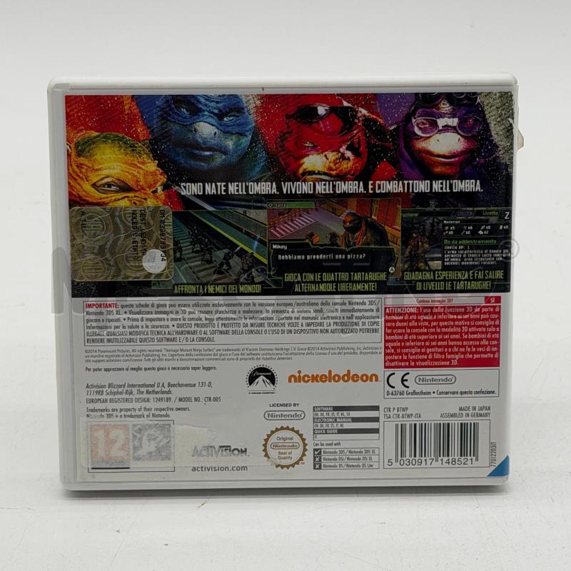 VIDEOGIOCO TEENAGE MUTANT NINJA TURTLES NINTENDO 3DS G3407  | Mercatino dell'Usato Corbetta 2