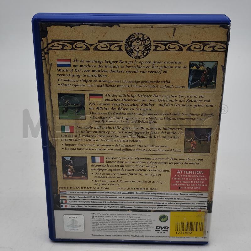 VIDEOGIOCO THE MARK OF KRI LAYSTATION 2 G3224  | Mercatino dell'Usato Corbetta 2