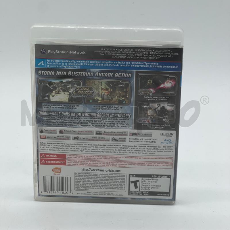 VIDEOGIOCO TIME CRISIS RAZING STORM PLAYSTATION 3 G1276  | Mercatino dell'Usato Corbetta 2