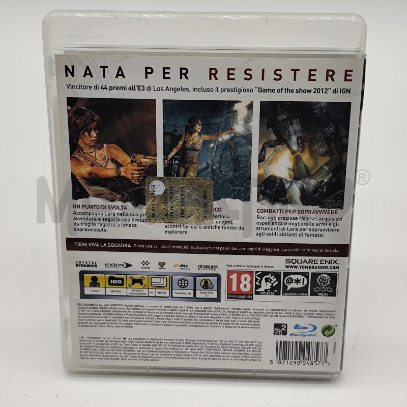 VIDEOGIOCO TOMB RAIDER PLAYSTATION 4 G2585  | Mercatino dell'Usato Corbetta 2