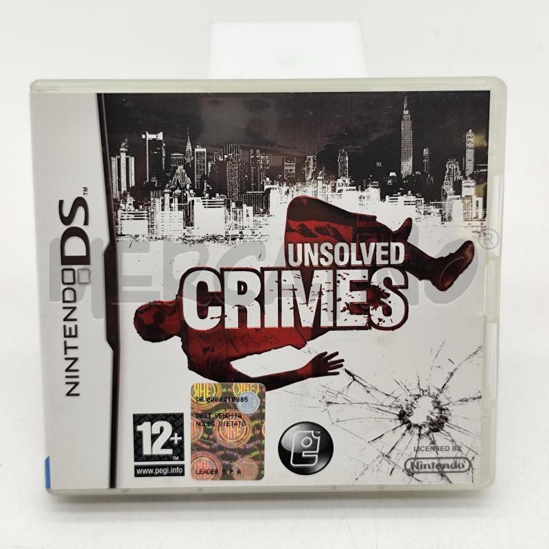 VIDEOGIOCO UNSOLVED CRIMES NINTENDO DS | Mercatino dell'Usato Corbetta 1
