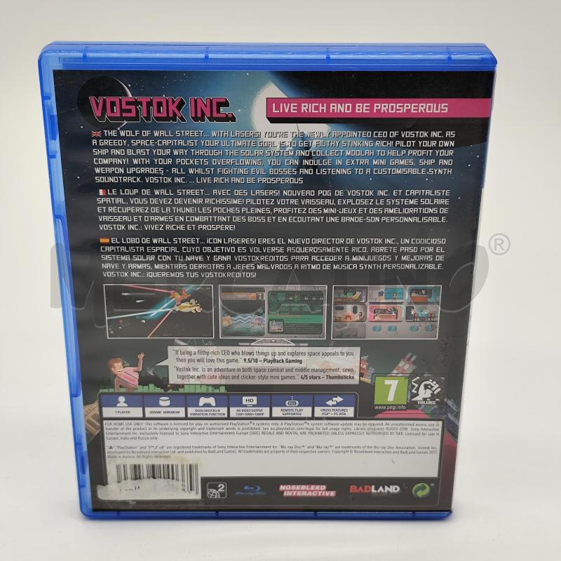 VIDEOGIOCO VOSTOK INC PLAYSTATION 4 PS4 G198 | Mercatino dell'Usato Corbetta 2