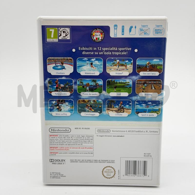 VIDEOGIOCO WII SPORTS RESORT NINTENDO WII G3185  | Mercatino dell'Usato Corbetta 2