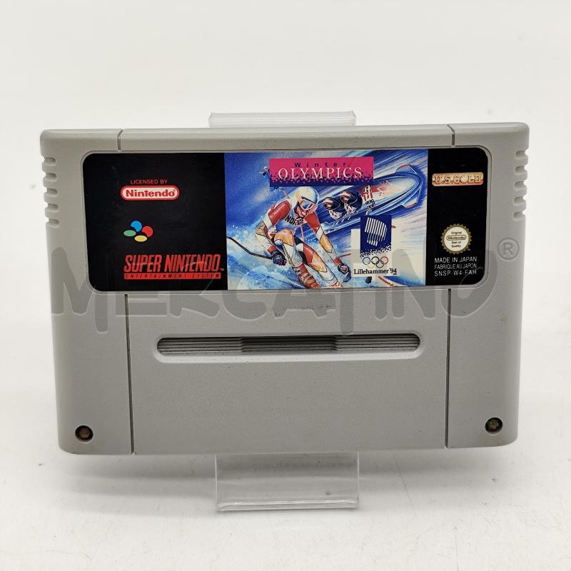 VIDEOGIOCO WINTER OLIMPICS SUPER NINTENDO SNES G138 | Mercatino dell'Usato Corbetta 1