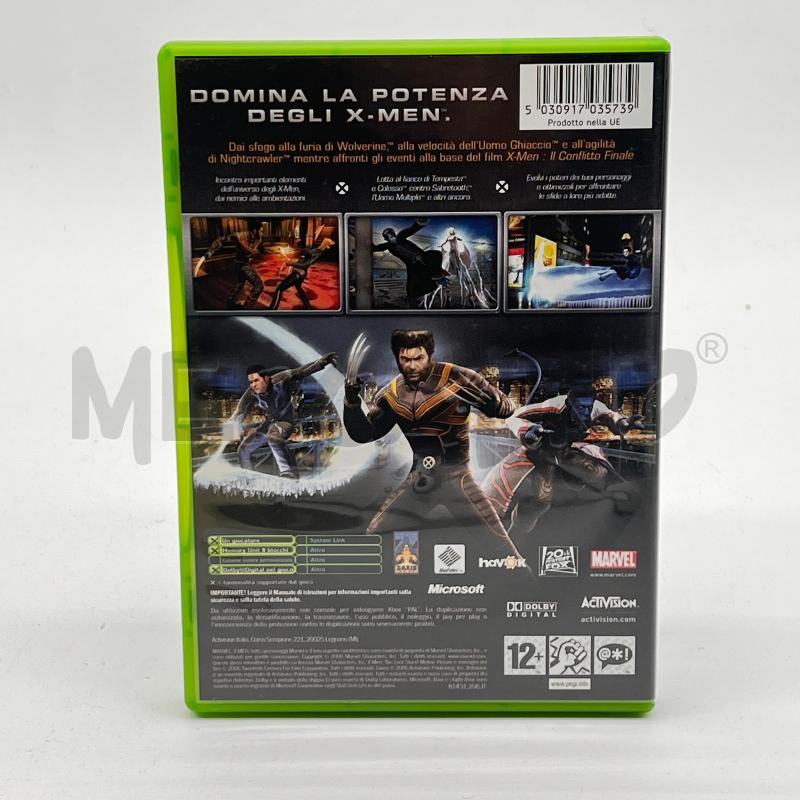 VIDEOGIOCO X-MEN IL GIOCO UFFICIALE XBOX G11898  | Mercatino dell'Usato Corbetta 2