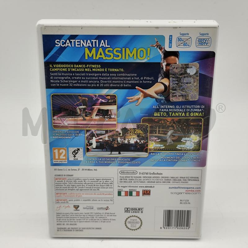 VIDEOGIOCO ZUMBA FIUTNESS 2 NINTENDO WII G10344 | Mercatino dell'Usato Corbetta 2
