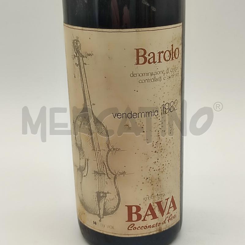 VINO BAROLO BAVA VIOLONCELLO 1982 DA ESPOSIZIONE  | Mercatino dell'Usato Corbetta 2