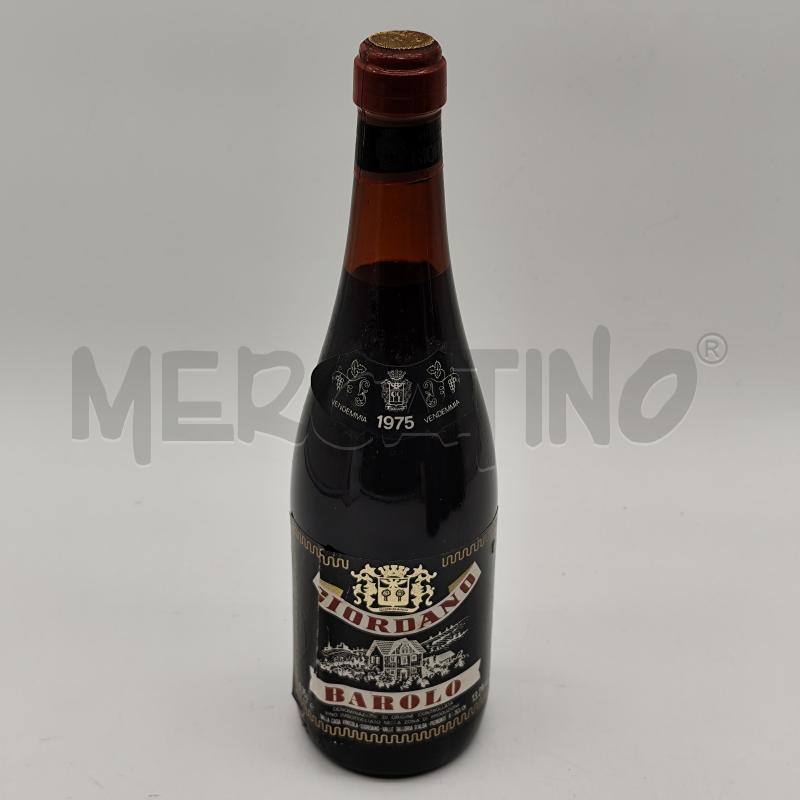 VINO BAROLO GIORDANO 1975 DA ESPOSIZIONE  | Mercatino dell'Usato Corbetta 1