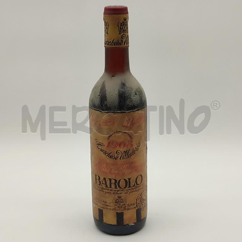 VINO BAROLO MARCHESE VILLADORIA 1968 DA ESPOSIZIONE  | Mercatino dell'Usato Corbetta 1