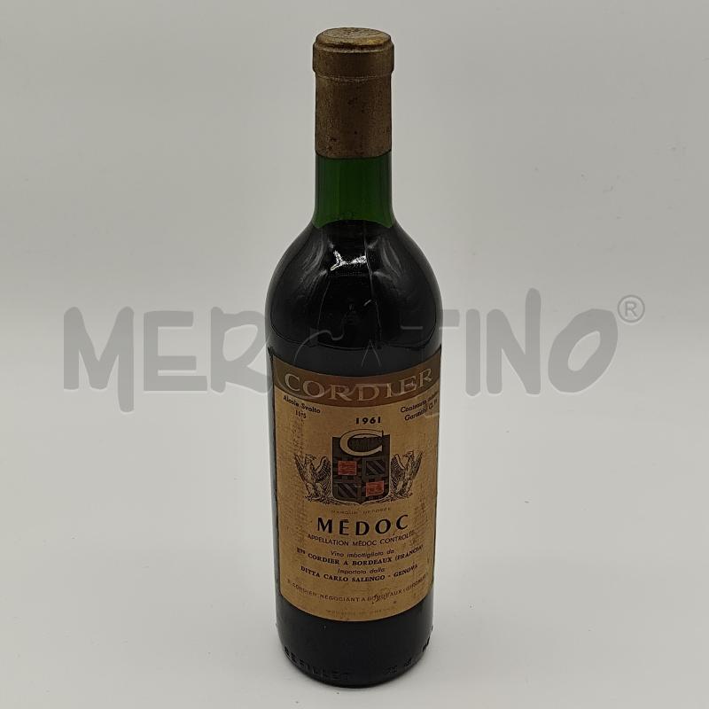 VINO CORDIER MEDOC 1961 DA ESPOSIZIONE  | Mercatino dell'Usato Corbetta 1