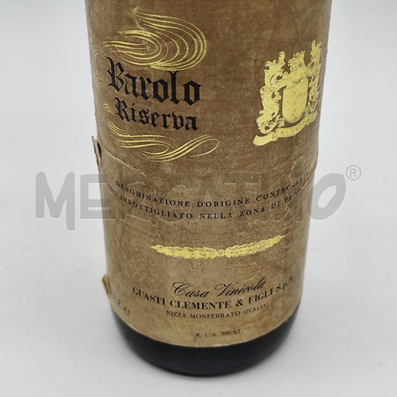 VINO DA ESPOSIZIONE BAROLO RISERVA 1974 GUASTI CLEMENTE & FIGLI SPA | Mercatino dell'Usato Corbetta 2