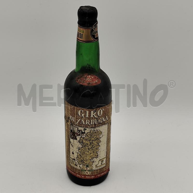 VINO GIRÒ DI SARDEGNA EFISIO MELONI 1965 DA ESPOSIZIONE  | Mercatino dell'Usato Corbetta 1