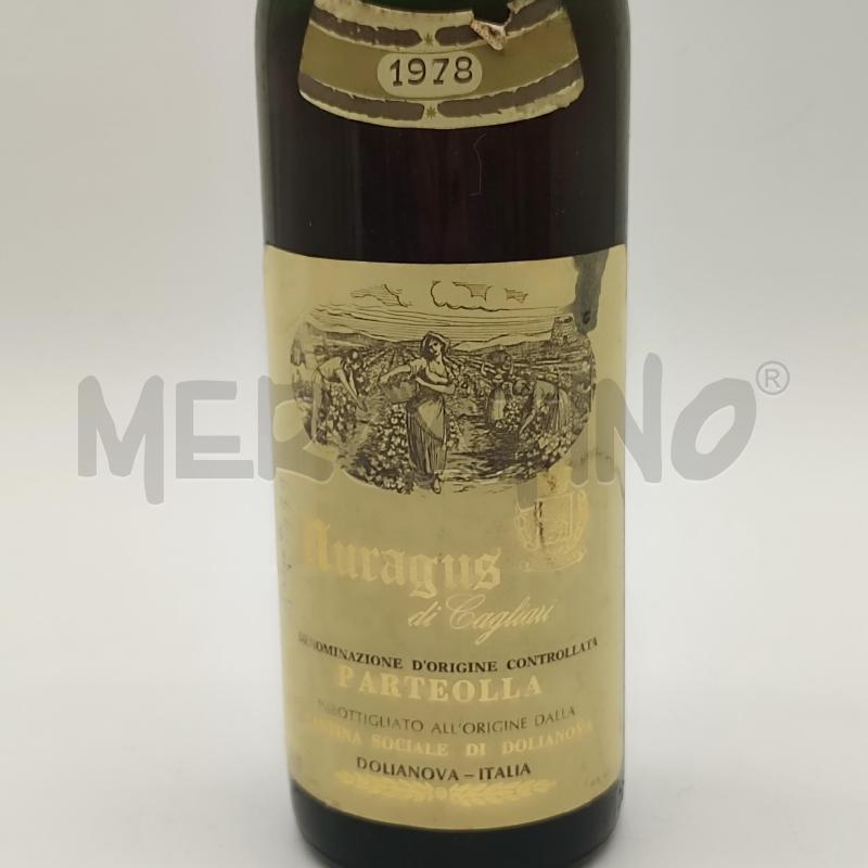 VINO NURAGUS PARTEOLLA 1978 DA ESPOSIZIONE  | Mercatino dell'Usato Corbetta 2