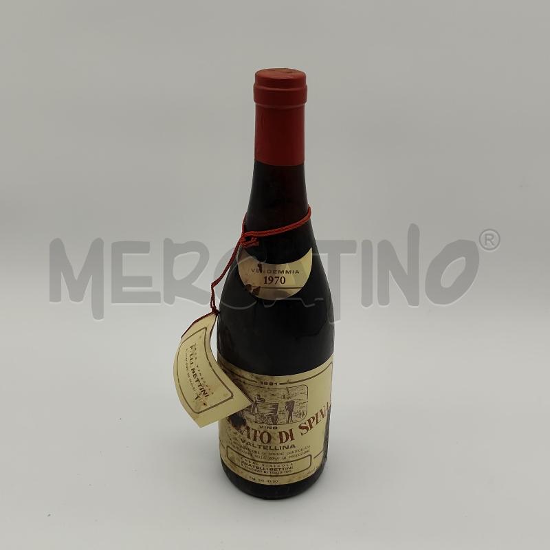 VINO SFORZATO DI SPINA 1970 F.LLI BETTINI DA ESPOSIZIONE  | Mercatino dell'Usato Corbetta 1