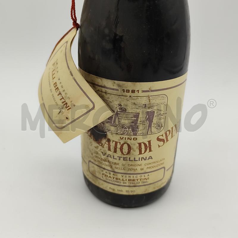 VINO SFORZATO DI SPINA 1970 F.LLI BETTINI DA ESPOSIZIONE  | Mercatino dell'Usato Corbetta 2