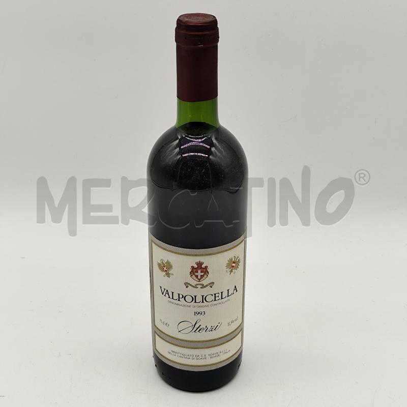 VINO STERZI VALPOLICELLA 1993 DA ESPOSIZIONE  | Mercatino dell'Usato Corbetta 1