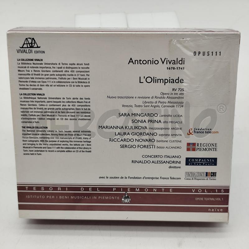 VIVALDI L'OLIMPIADE CONCERTO ITALIANO 3X CD | Mercatino dell'Usato Corbetta 2