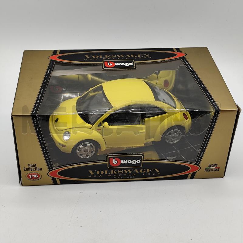 VOLKSWAGEN NEW BEETLE 1998 BURAGO 3302 1/18 MODELLINOMODELLINO  | Mercatino dell'Usato Corbetta 1