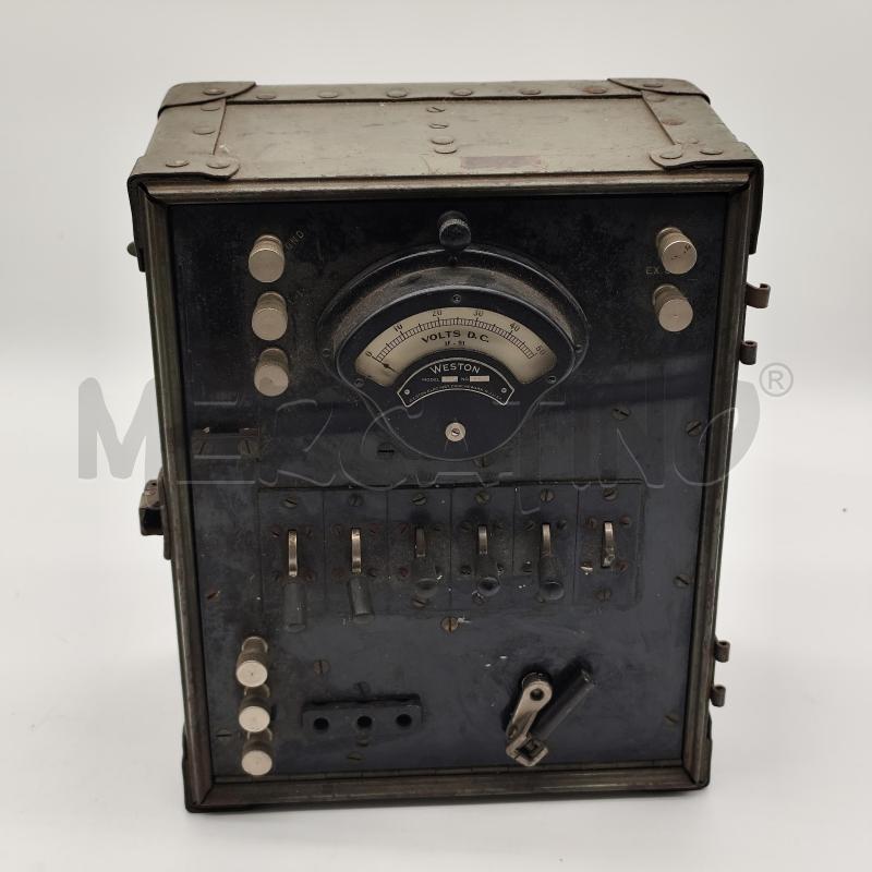 VOLTMETRO MILITARE U.S. ARMY WESTON ANTICO | Mercatino dell'Usato Corbetta 1