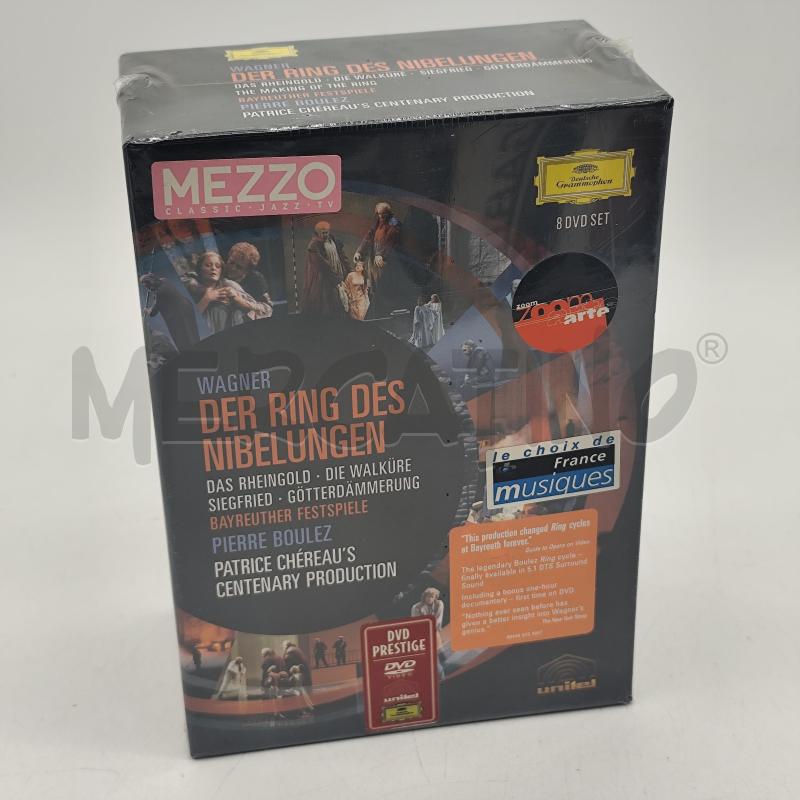 WAGNER, BAYREUTHER FESTSPIELE, PIERRE BOULEZ, PATRICE CHÉREAU  DER RING DES NIBELUNGEN BOX SET 8 DVD | Mercatino dell'Usato Corbetta 1