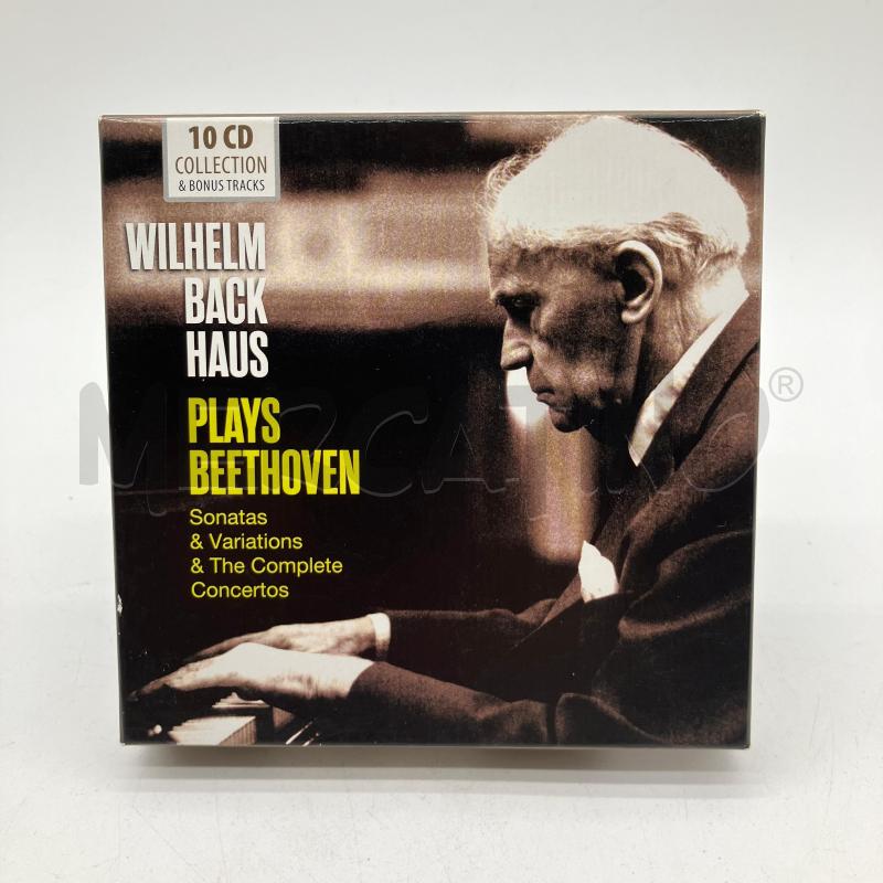 WILHELM BACKHAUS PLAYS BEETHOVEN* - SONATAS & VARIATIONS & THE COMPLETE CONCERTOS 10CD | Mercatino dell'Usato Corbetta 1