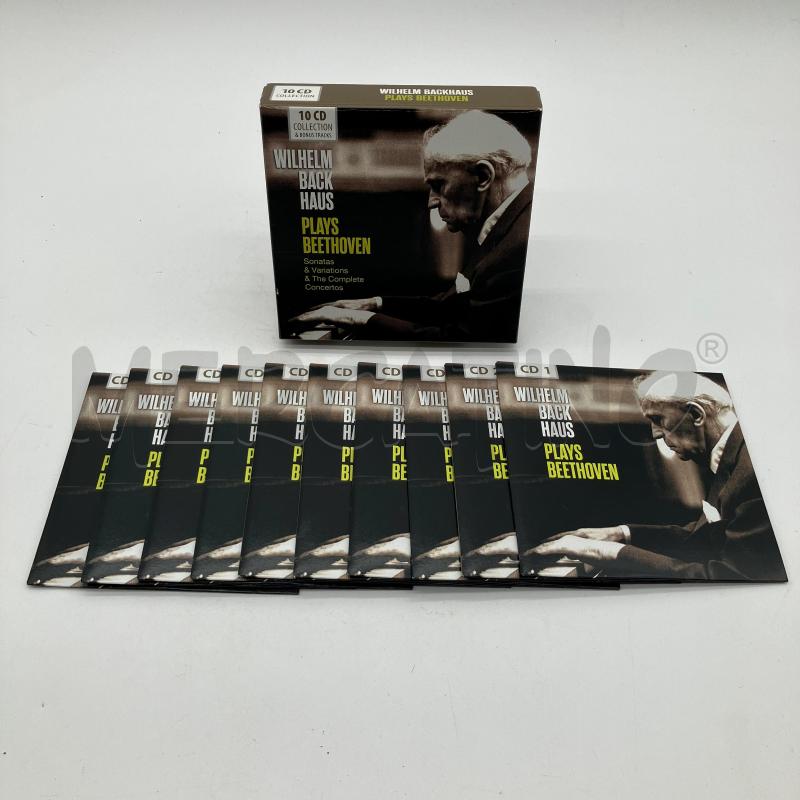WILHELM BACKHAUS PLAYS BEETHOVEN* - SONATAS & VARIATIONS & THE COMPLETE CONCERTOS 10CD | Mercatino dell'Usato Corbetta 3